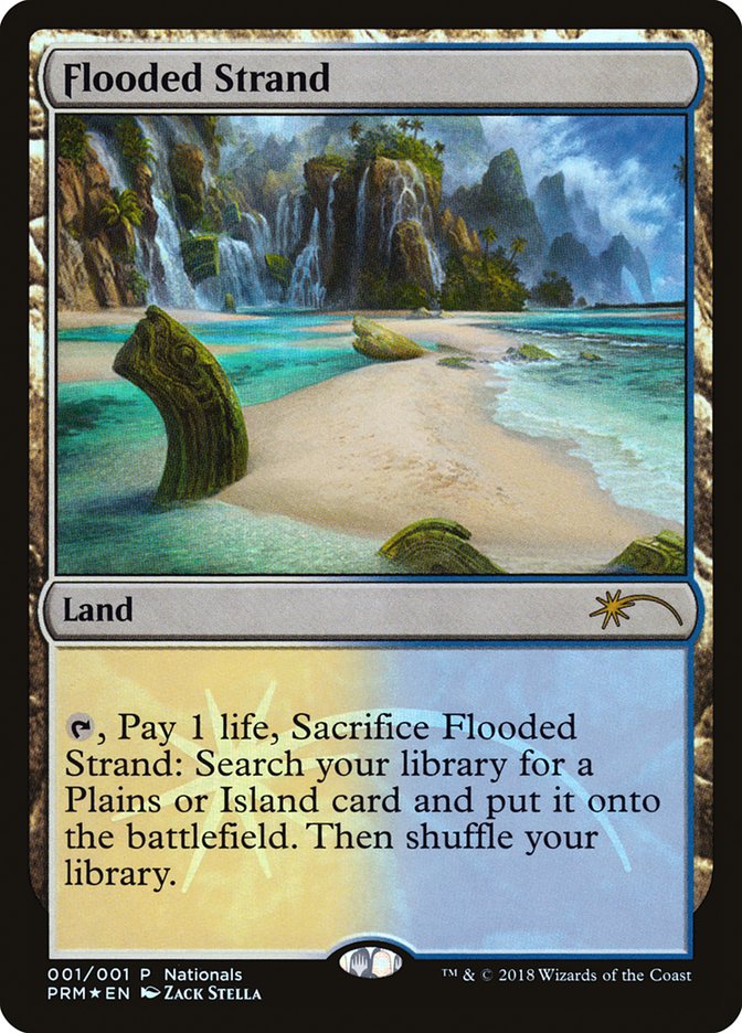 Flooded Strand PNAT-2018 Nationals Promos Magic card