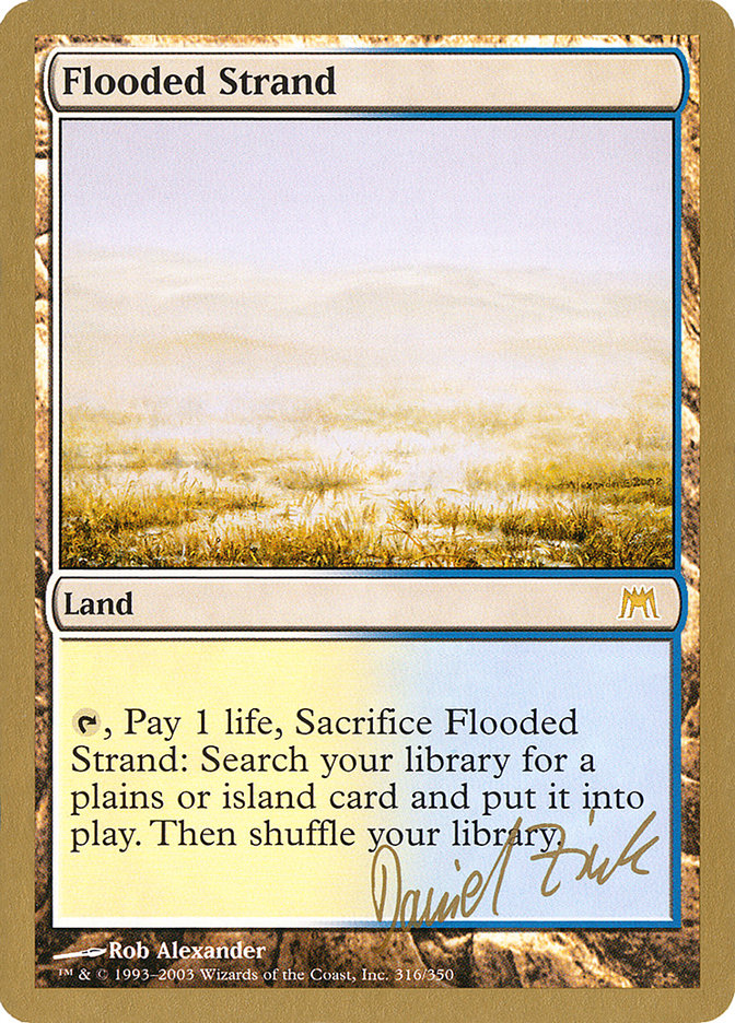 Flooded Strand WC03-DZ316 World Championship Decks 2003 Magic card