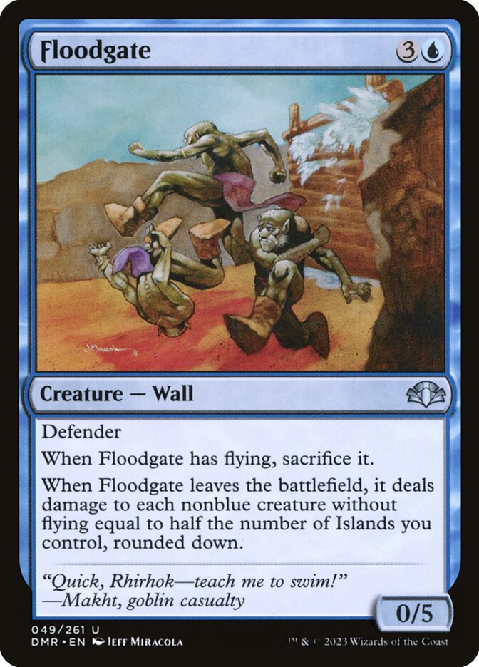 Floodgate DMR-49 Dominaria Remastered Magic card