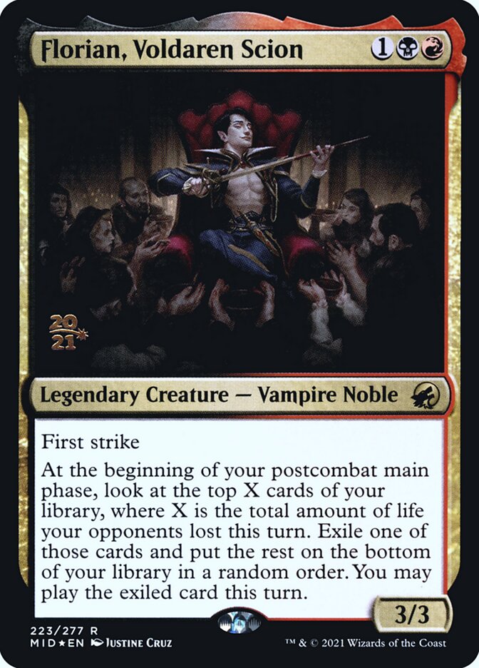 Florian, Voldaren Scion PMID-223S Innistrad: Midnight Hunt Promos Magic card