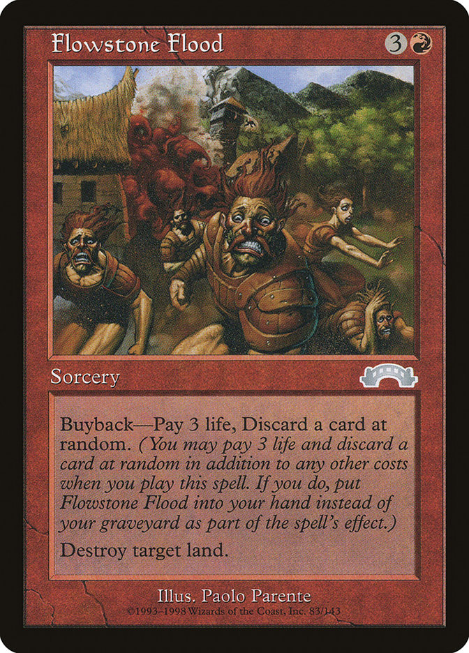 Flowstone Flood EXO-83 Exodus Magic card