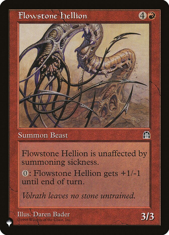 Flowstone Hellion PLST-STH-84 The List Magic card