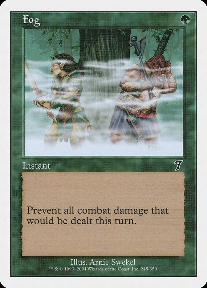 Fog 7ED-245 Seventh Edition Magic card