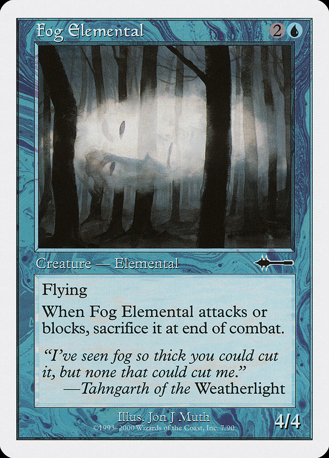 Fog Elemental BTD-7 Beatdown Box Set Magic card