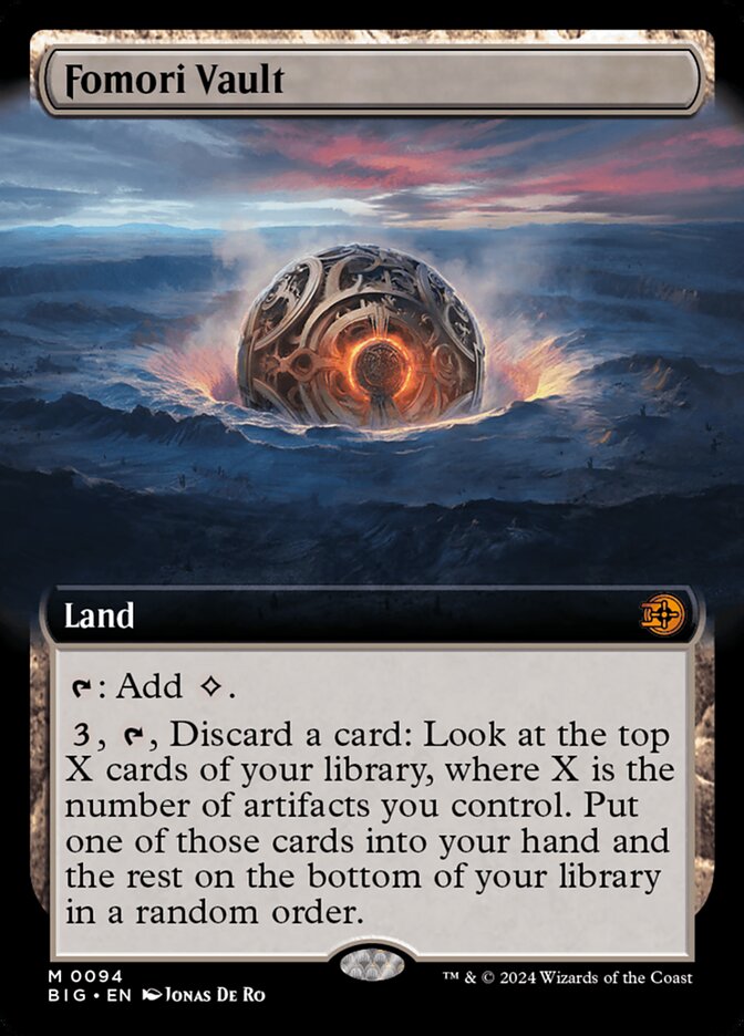 Fomori Vault BIG-94 The Big Score Magic card
