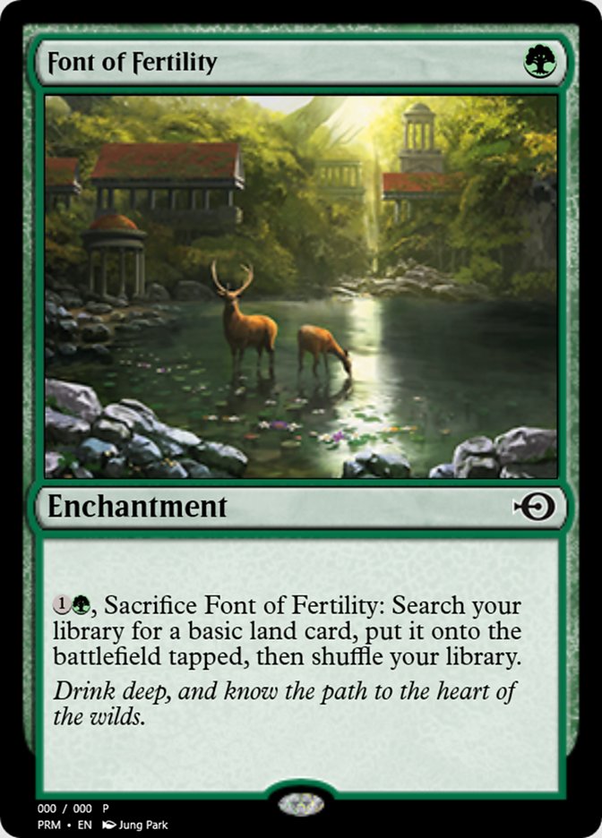 Font of Fertility PRM-53848 Magic Online Promos Magic card