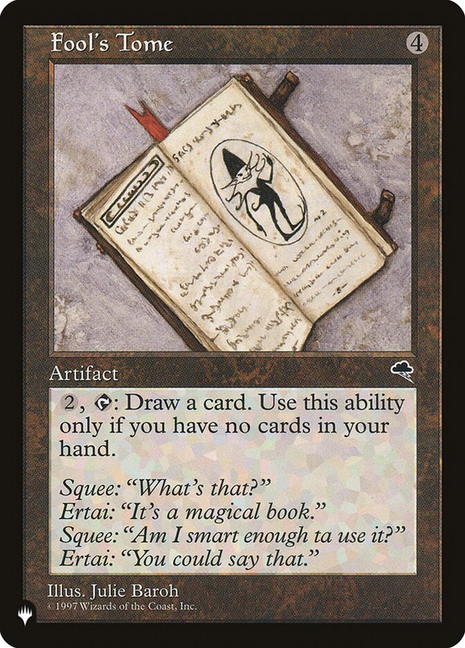 Fool's Tome PLST-TMP-289 The List Magic card