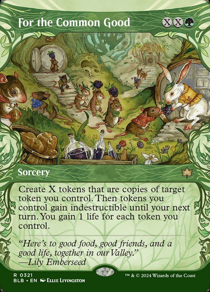 For the Common Good BLB-321 Bloomburrow Magic card