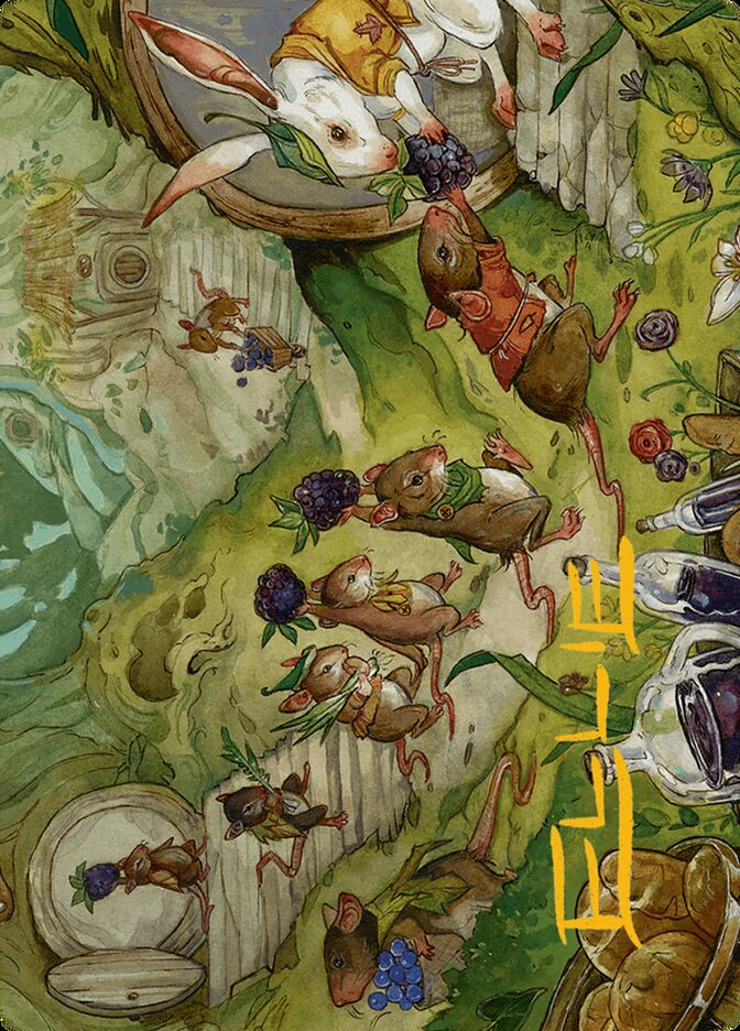 For the Common Good // For the Common Good ABLB-43 Bloomburrow Art Series Magic card