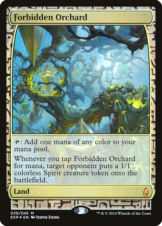 Forbidden Orchard EXP-39 Zendikar Expeditions Magic card