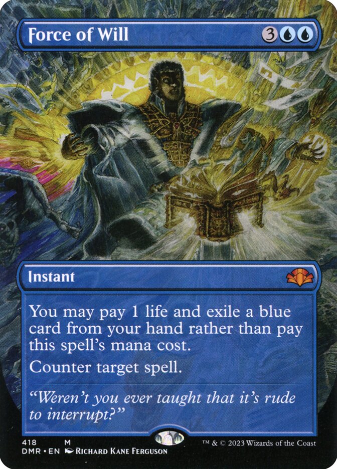 Force of Will DMR-418 Dominaria Remastered Magic card
