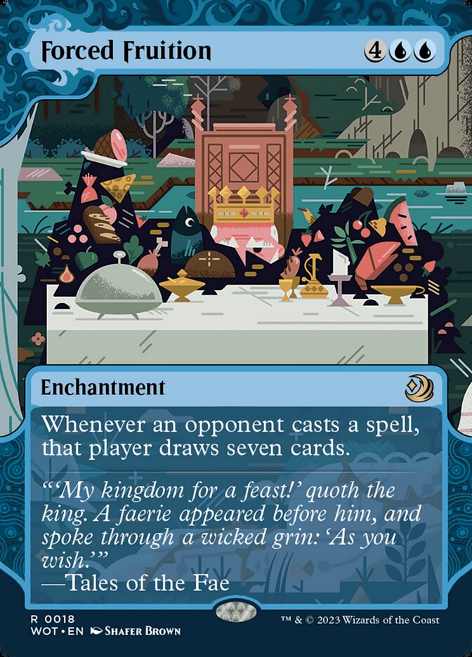 Forced Fruition WOT-18 Wilds of Eldraine: Enchanting Tales Magic card