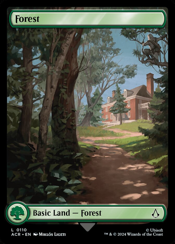 Forest ACR-110 Assassin's Creed Magic card
