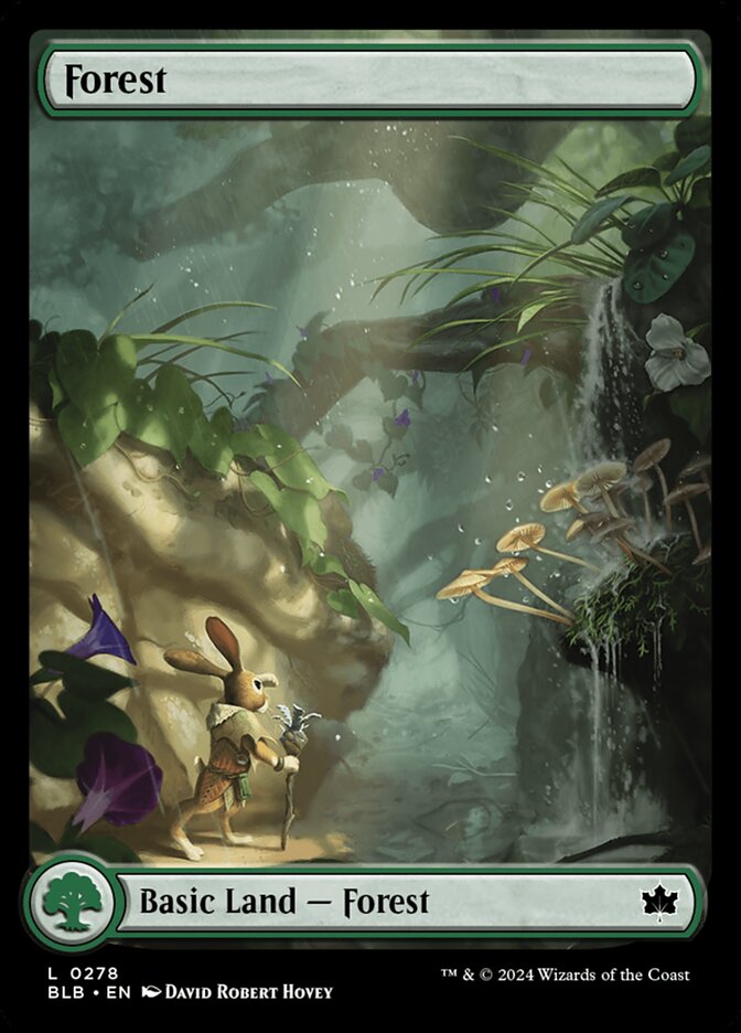 Forest BLB-278 Bloomburrow Magic card