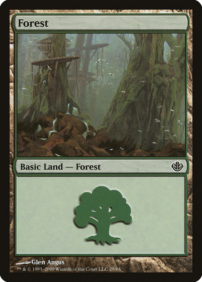 Forest DDD-29 Duel Decks: Garruk vs. Liliana Magic card
