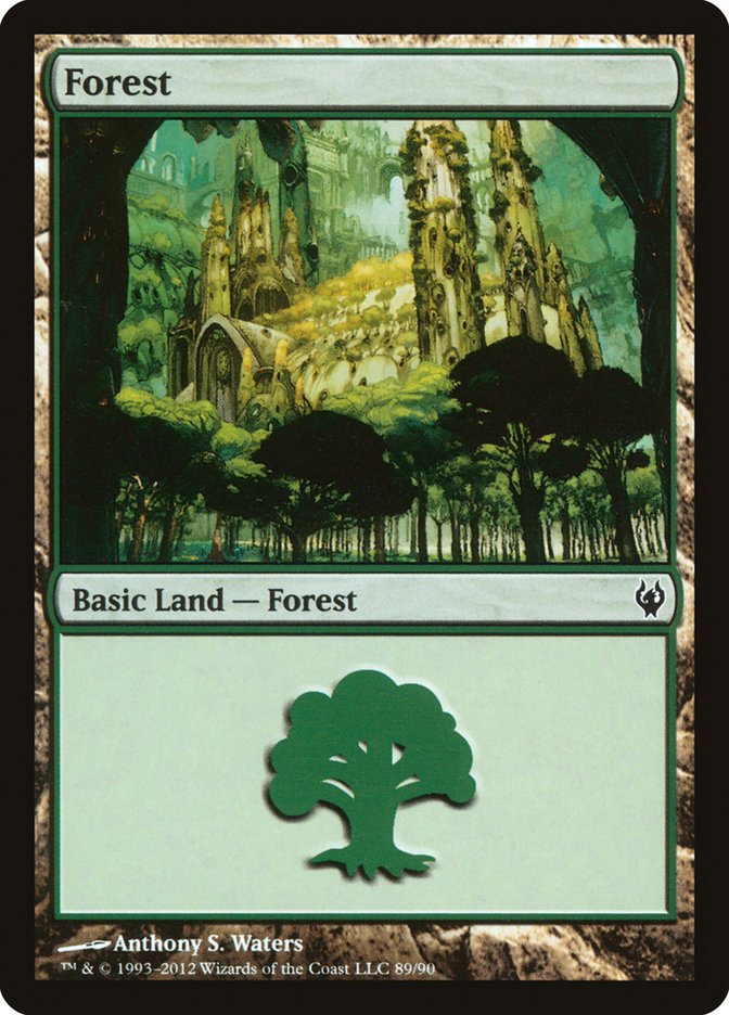 Forest DDJ-89 Duel Decks: Izzet vs. Golgari Magic card