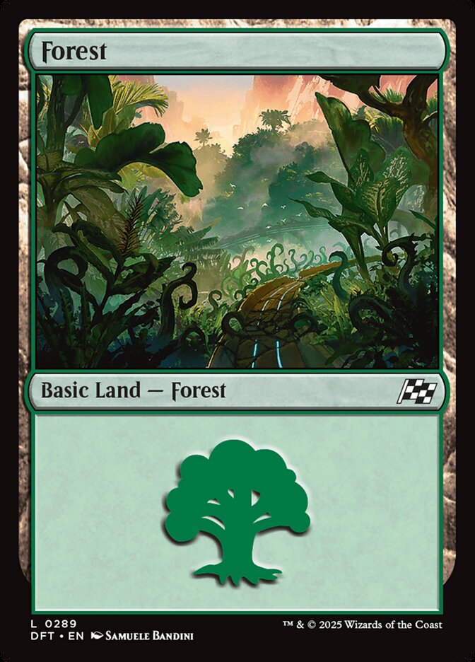 Forest DFT-289 Aetherdrift Magic card