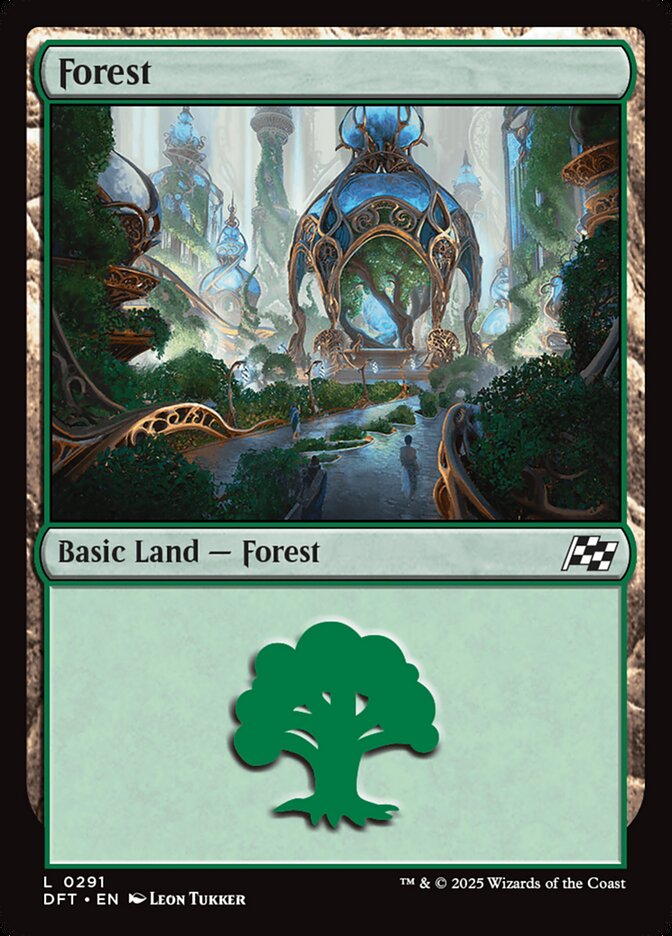 Forest DFT-291 Aetherdrift Magic card