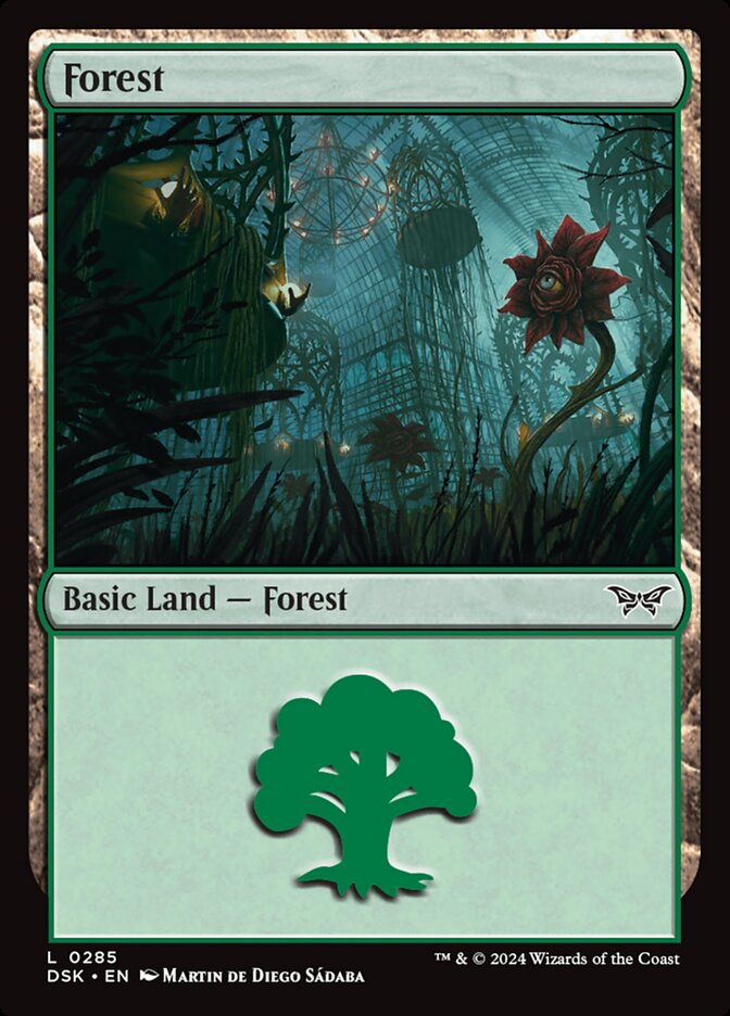 Forest DSK-285 Duskmourn: House of Horror Magic card