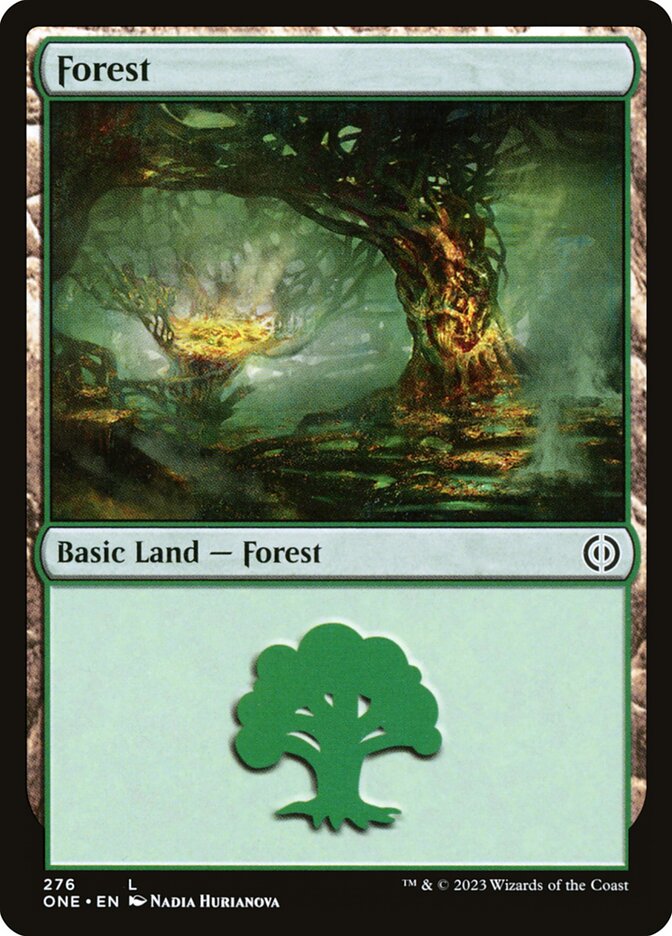 Forest ONE-276 Phyrexia: All Will Be One Magic card
