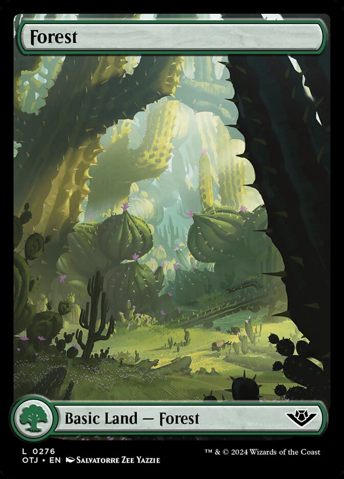 Forest OTJ-276 Outlaws of Thunder Junction Magic card