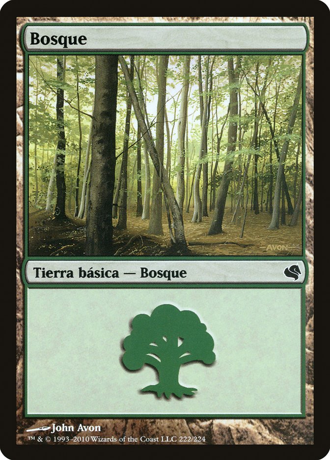 Forest PS11-222 Salvat 2011 Magic card