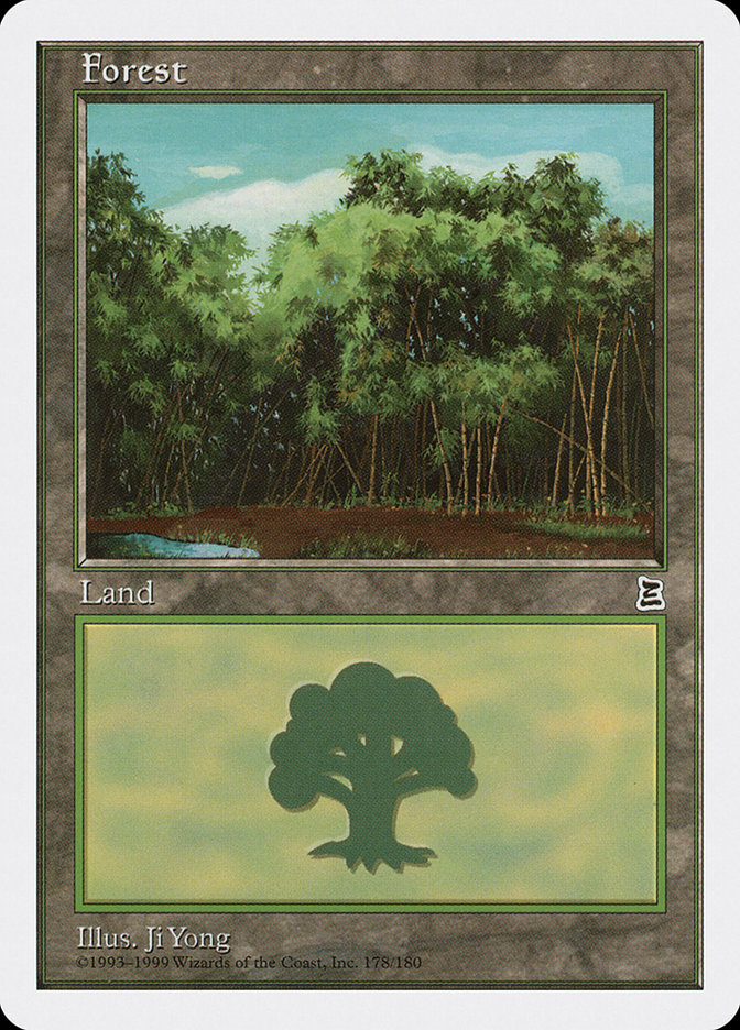 Forest PTK-178 Portal Three Kingdoms Magic card