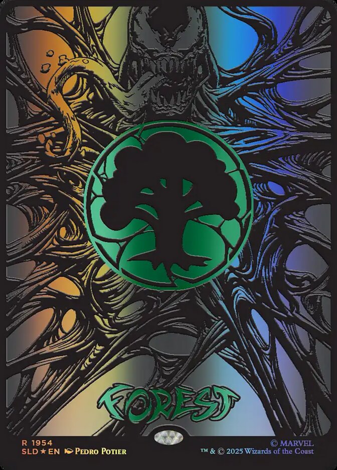 Forest SLD-1954 Secret Lair Drop Magic card