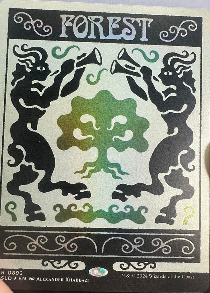 Forest SLD-892 Secret Lair Drop Magic card