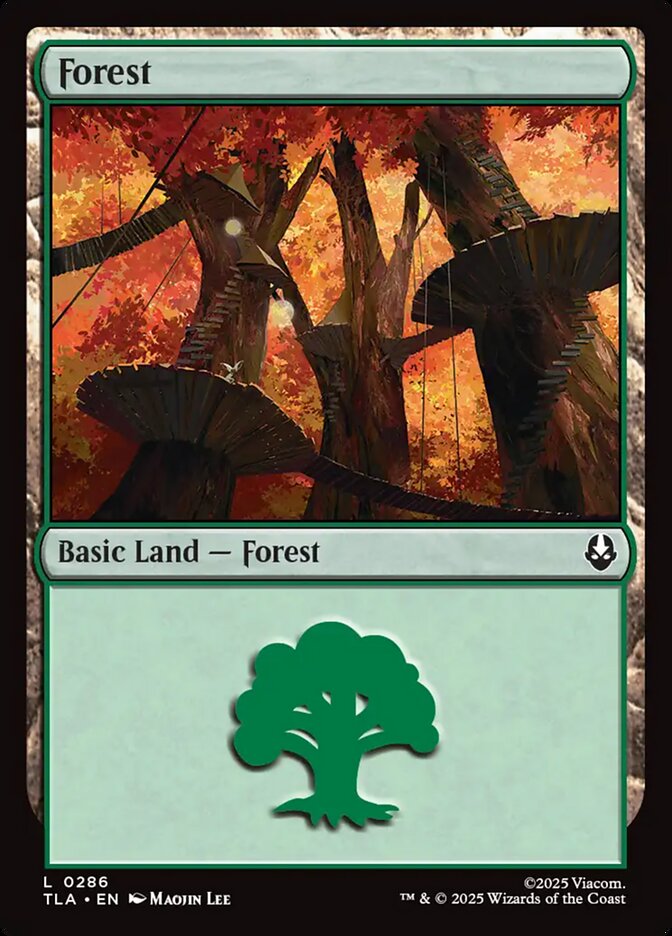Forest TLA-286 Avatar: The Last Airbender Magic card
