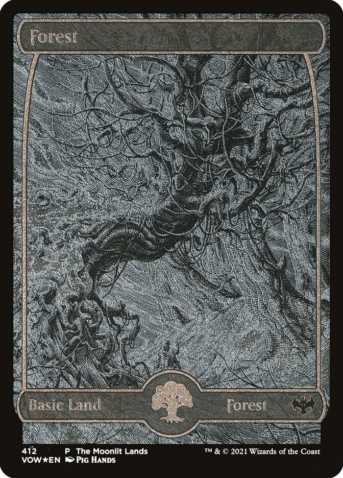 Forest VOW-412 Innistrad: Crimson Vow Magic card