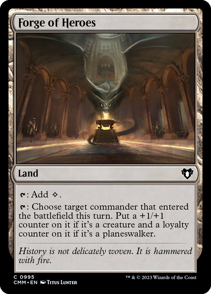 Forge of Heroes CMM-995 Commander Masters Magic card
