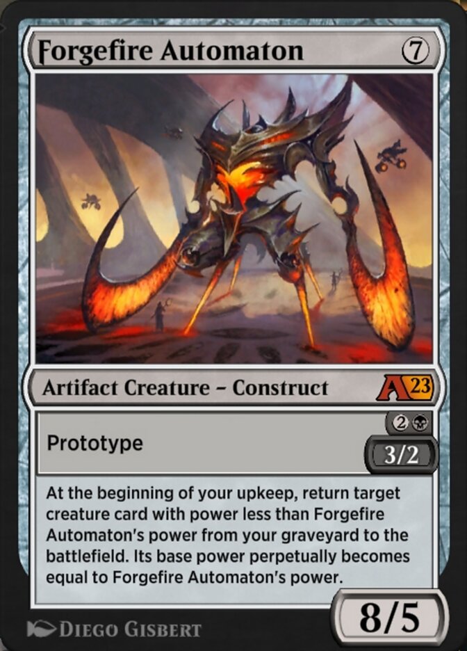 Forgefire Automaton YBRO-26 Alchemy: The Brothers' War Magic card