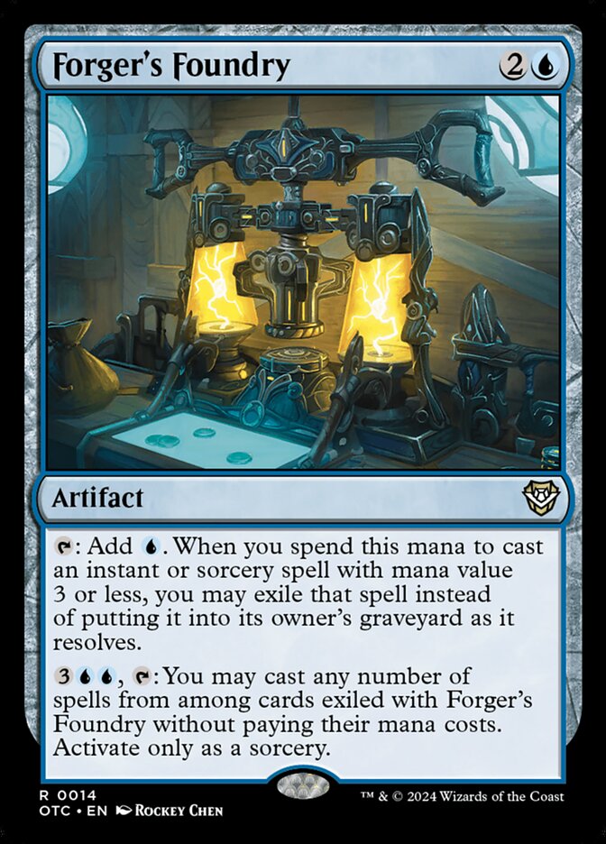 Forger's Foundry OTC-14 Outlaws of Thunder Junction Commander Magic card