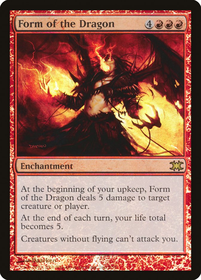Form of the Dragon DRB-7 From the Vault: Dragons Magic card
