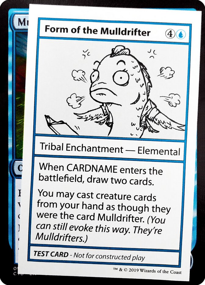 Form of the Mulldrifter CMB2-22 Mystery Booster Playtest Cards 2021 Magic card