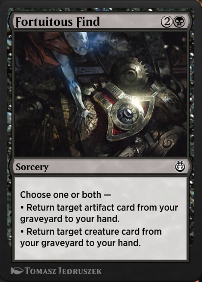 Fortuitous Find KLR-86 Kaladesh Remastered Magic card