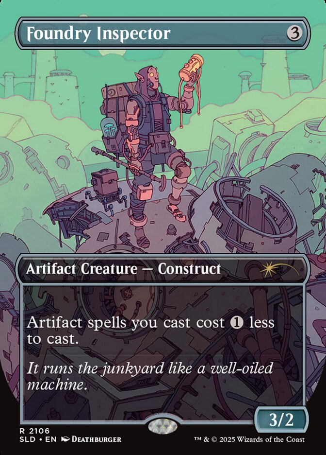 Foundry Inspector SLD-2106 Secret Lair Drop Magic card