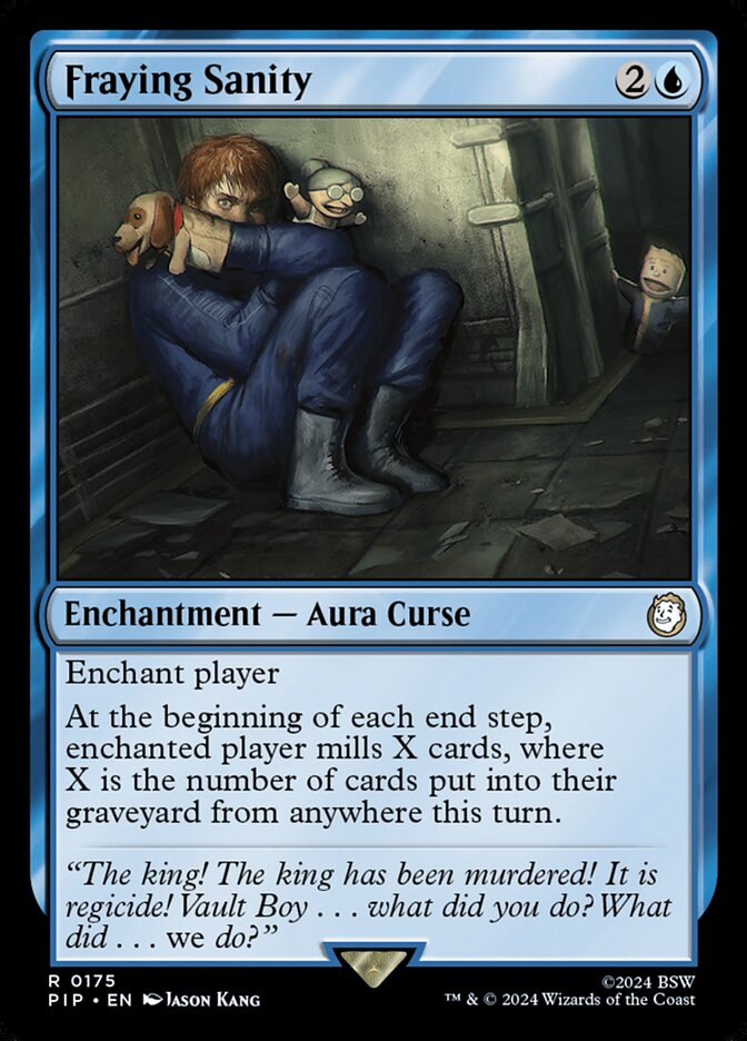 Fraying Sanity PIP-175 Fallout Magic card