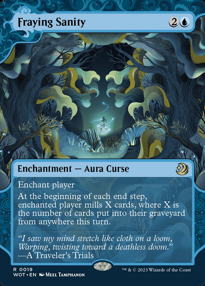 Fraying Sanity WOT-19 Wilds of Eldraine: Enchanting Tales Magic card