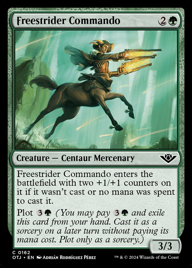 Freestrider Commando OTJ-162 Outlaws of Thunder Junction Magic card