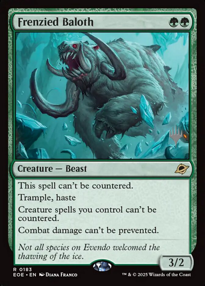 Frenzied Baloth PEOE-183P Edge of Eternities Promos Magic card