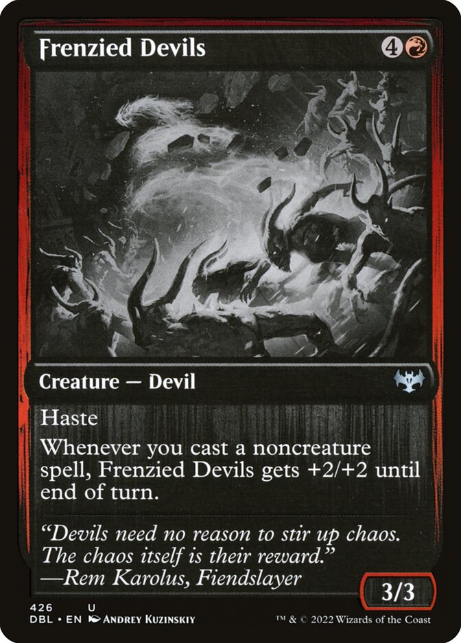Frenzied Devils DBL-426 Innistrad: Double Feature Magic card