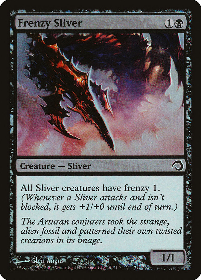 Frenzy Sliver H09-6 Premium Deck Series: Slivers Magic card