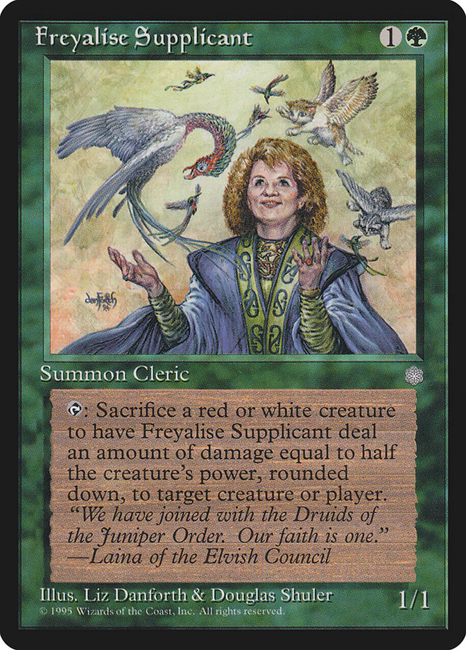 Freyalise Supplicant ICE-239 Ice Age Magic card