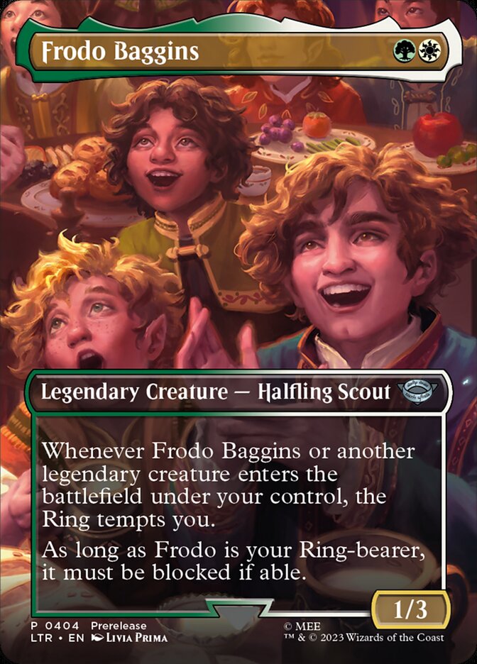Frodo Baggins LTR-404 The Lord of the Rings: Tales of Middle-earth Magic card