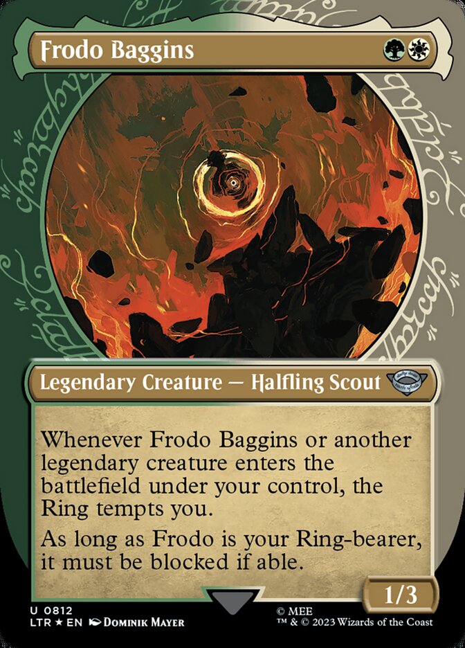 Frodo Baggins LTR-812 The Lord of the Rings: Tales of Middle-earth Magic card