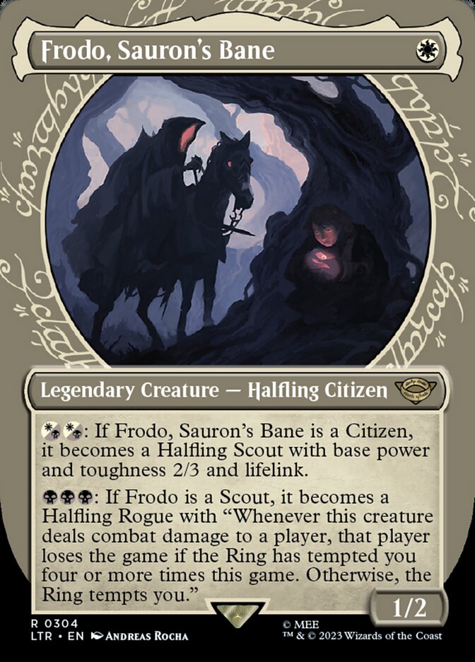 Frodo, Sauron's Bane LTR-304 The Lord of the Rings: Tales of Middle-earth Magic card