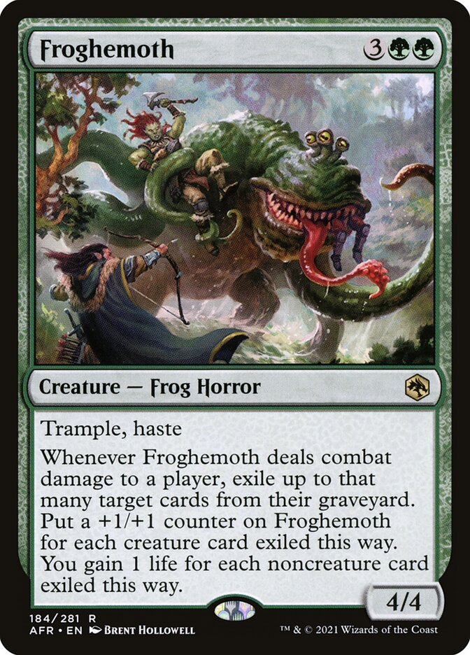 Froghemoth AFR-184 Adventures in the Forgotten Realms Magic card