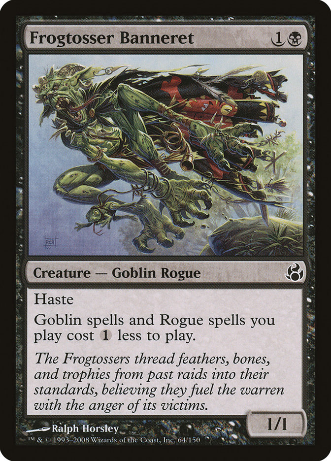 Frogtosser Banneret MOR-64 Morningtide Magic card